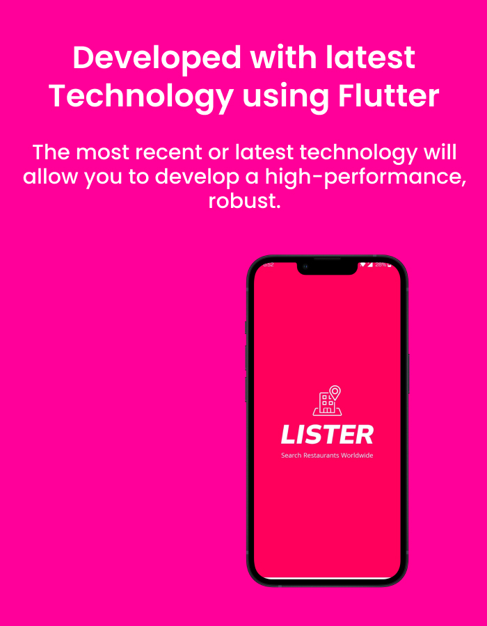 Lister-Developed-flutter-App with Latest Technology