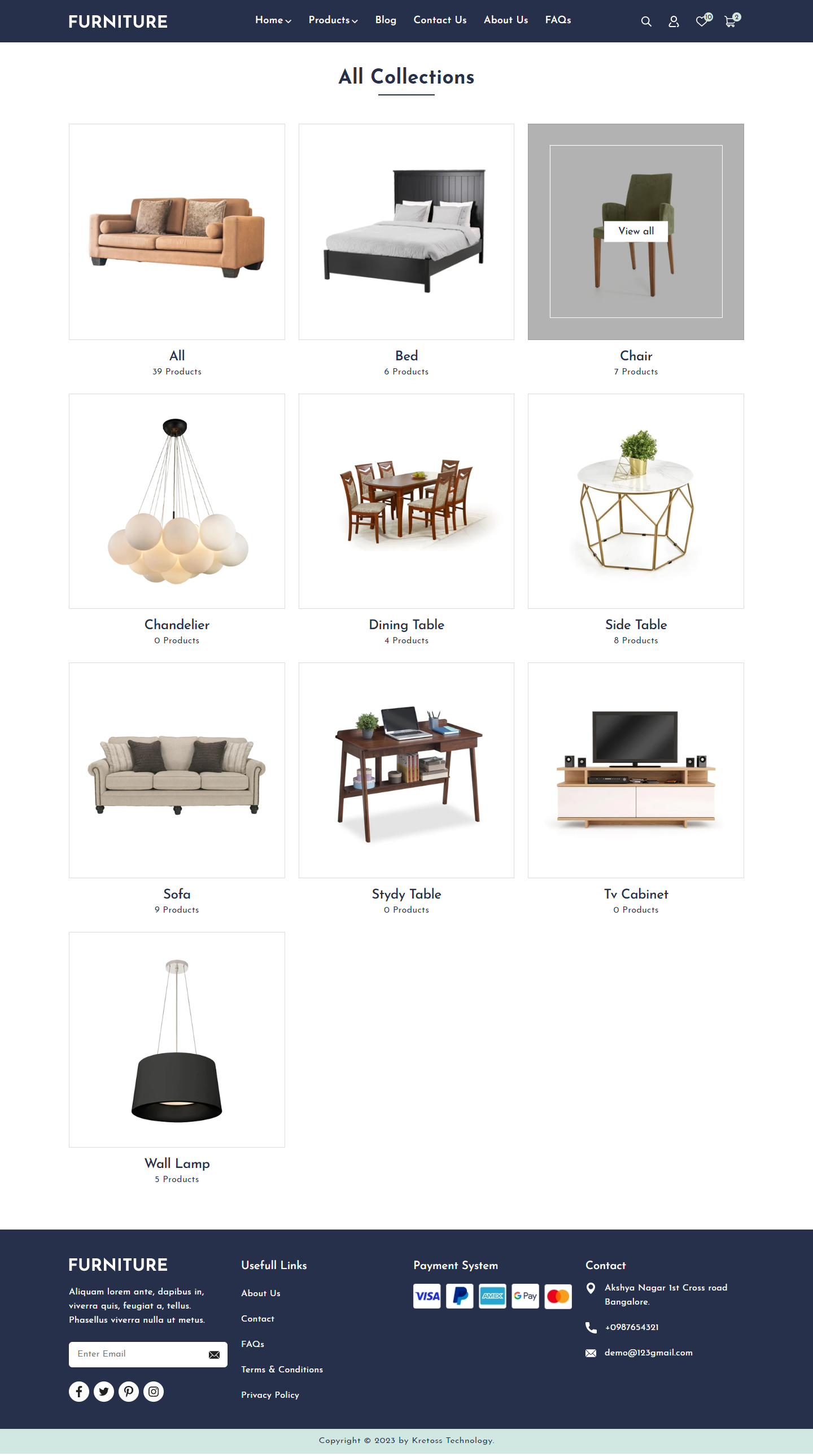 Kretoss Furniture Collection Default