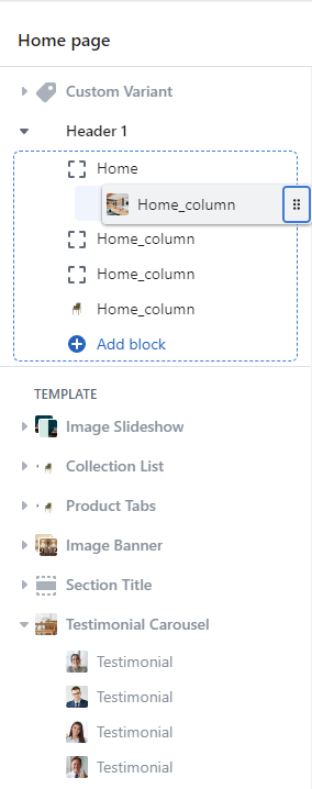 Customization Settings