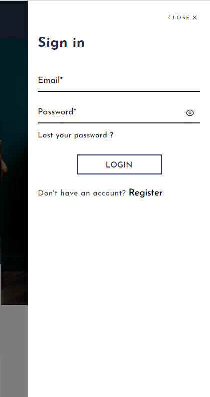 Login-Register SideDrawer